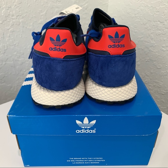 *NEW* Adidas Forest Grove ‘Blue Red’ - Picture 2 of 4
